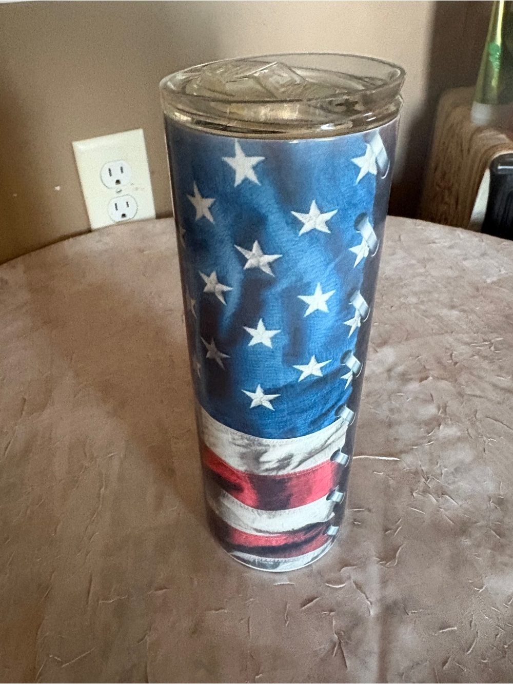 American Flag Stainless Travel Tumbler - Stars & Stripes
